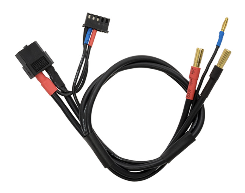 ハイテック】 XT60 バナナプラグ 2S用コネクタケーブル 1P 2P